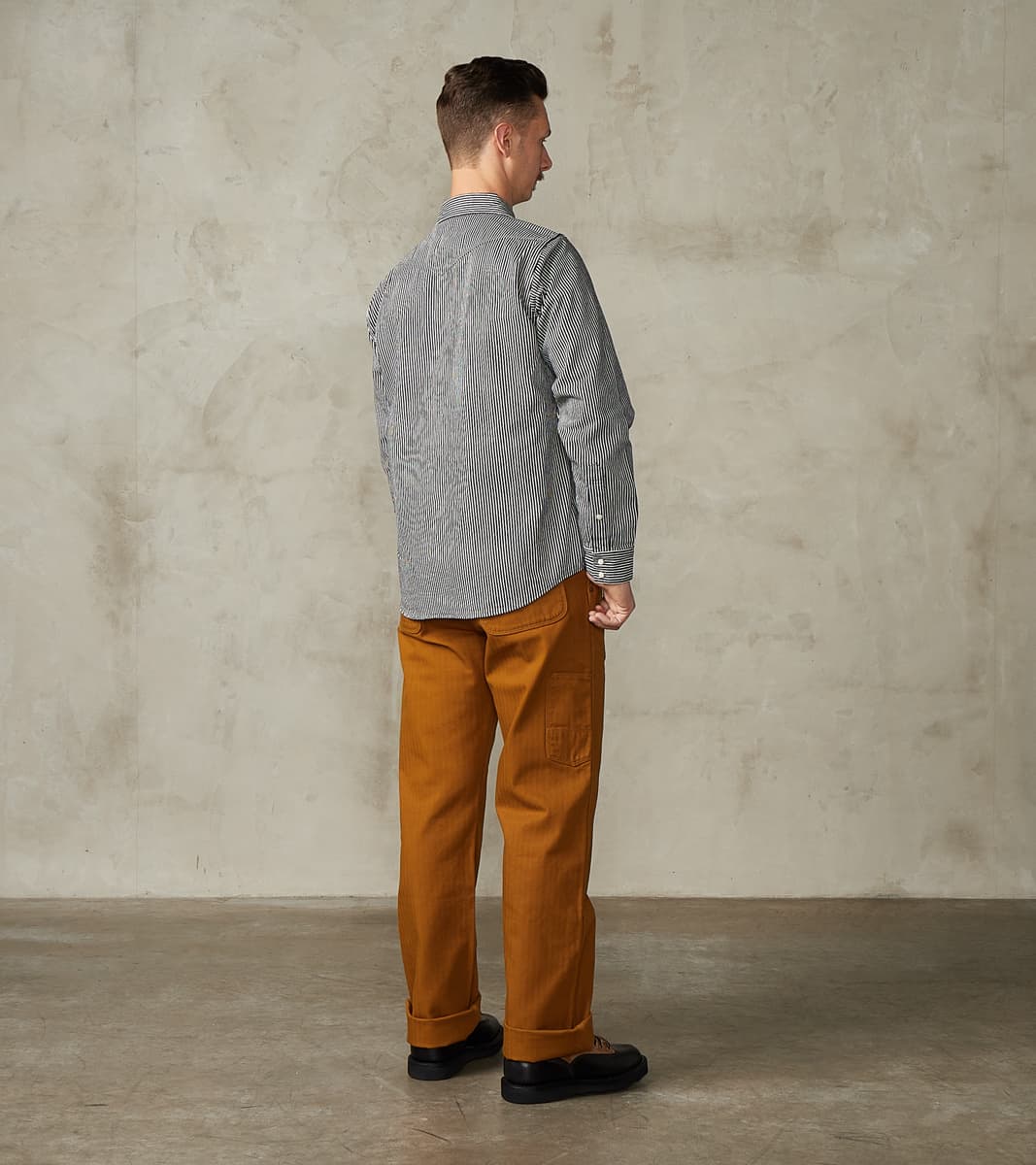 07-IND - Western - 12oz Indigo Hickory Stripe Twill