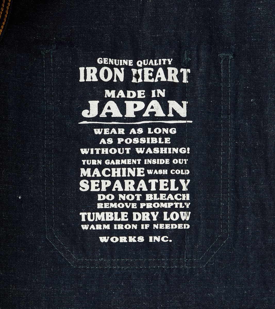 443-IND - Work Shirt - 7oz Indigo Cotton Linen Chambray