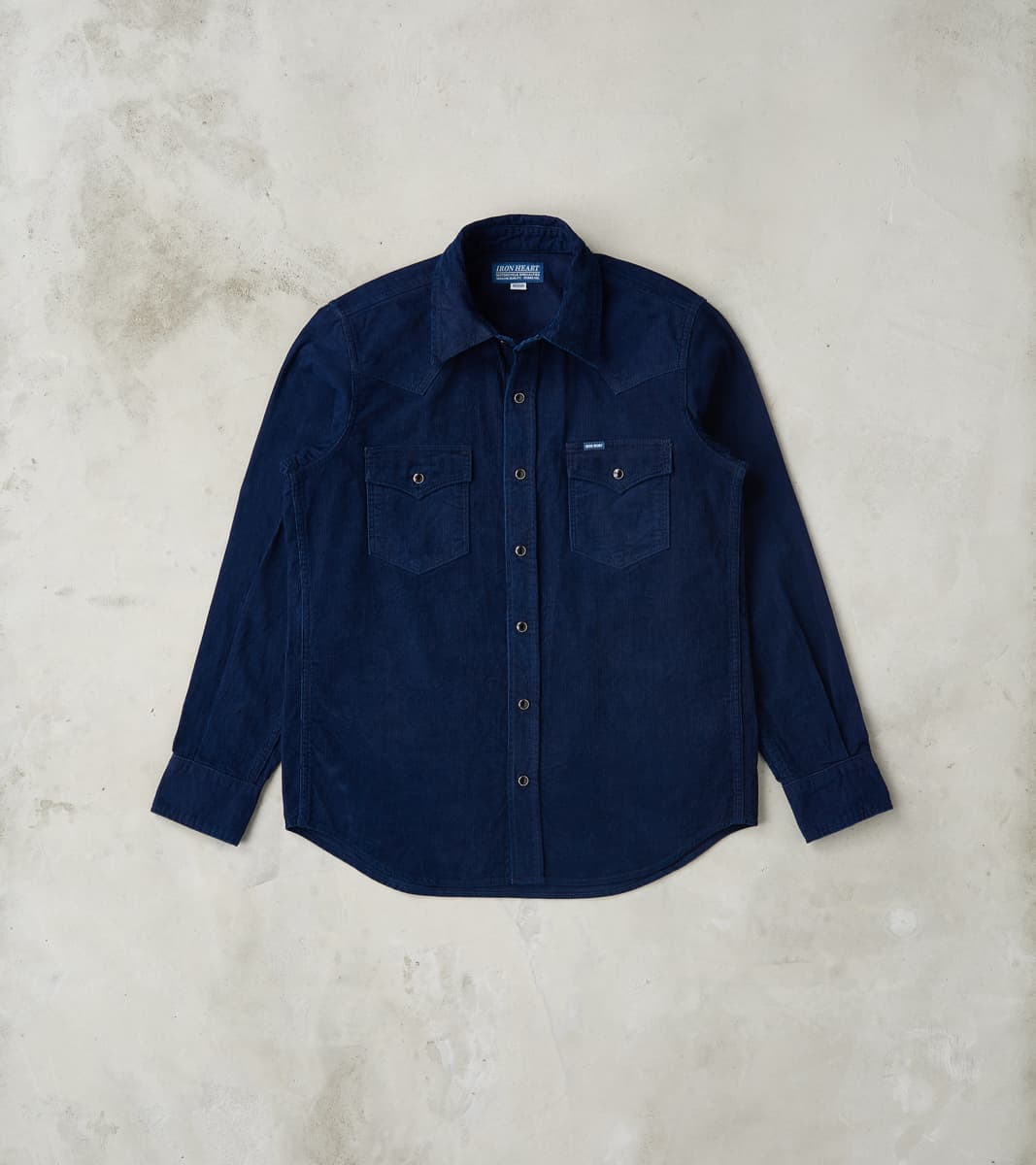 Iron Heart 438-IND - Western - 7.5oz Selvedge Indigo Corduroy