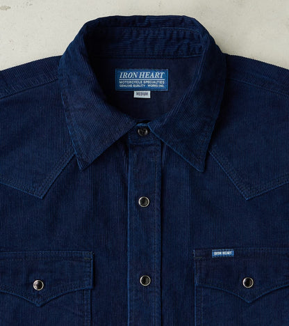 438-IND - Western - 7.5oz Selvedge Indigo Corduroy