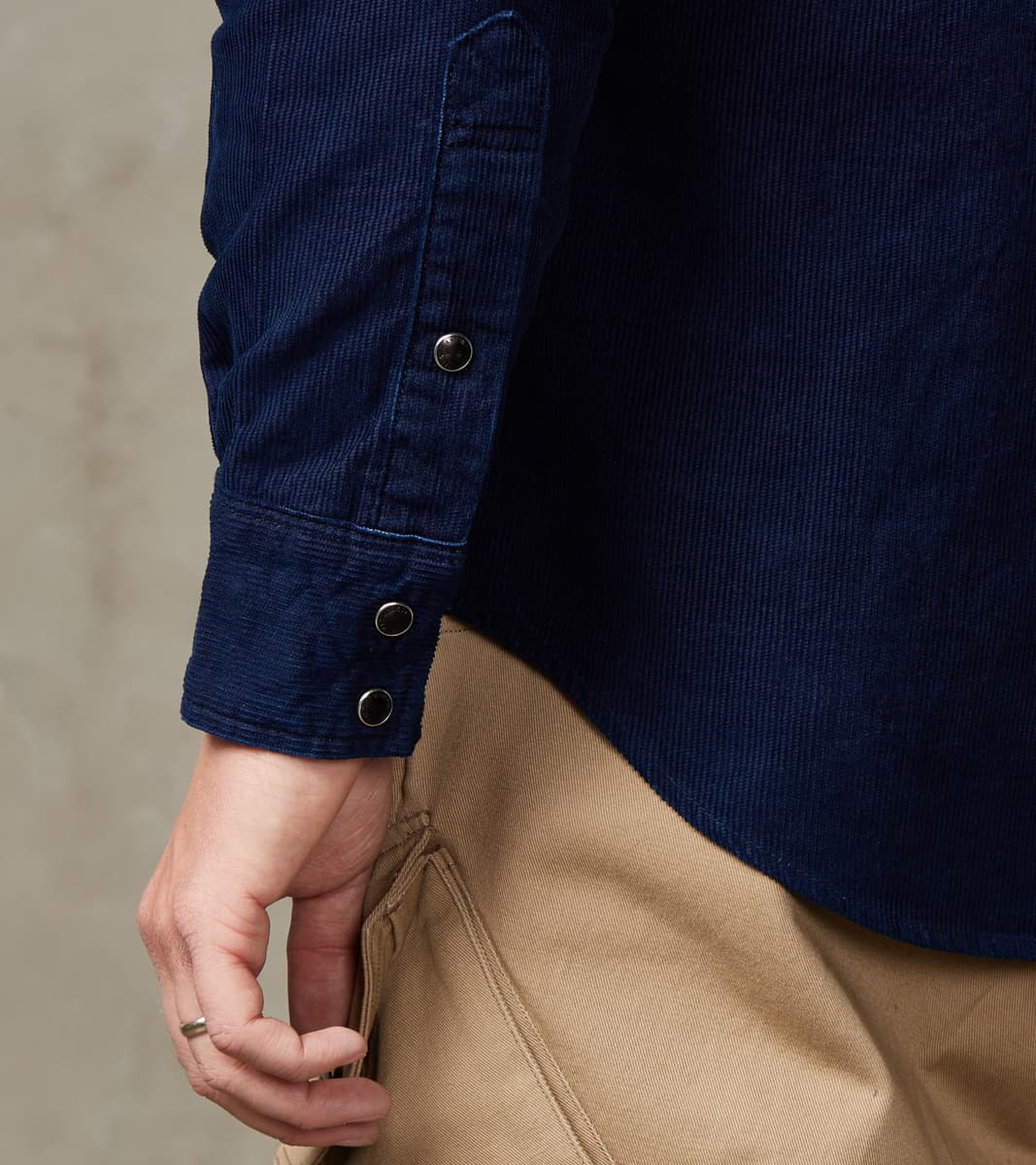438-IND - Western - 7.5oz Selvedge Indigo Corduroy