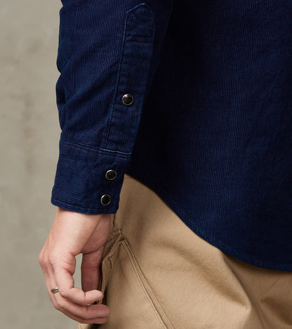 438-IND - Western - 7.5oz Selvedge Indigo Corduroy