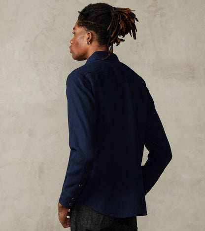 413-IND - Western - 5oz Selvedge Indigo Dobby Cloth