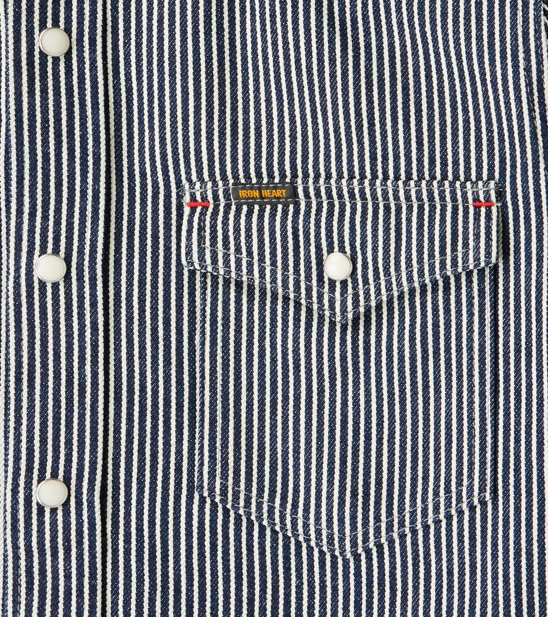 07-IND - Western - 12oz Indigo Hickory Stripe Twill