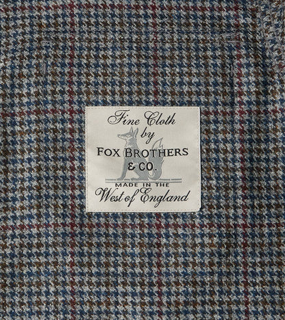 DR 434-PPT - CPO Shirt - Fox Brothers® Wool Antique Pewter Puppytooth Twill Flannel