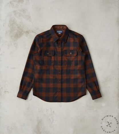 Iron Heart x Division Road 434-BOT - CPO Shirt - Fox Brothers® Wool Bo…