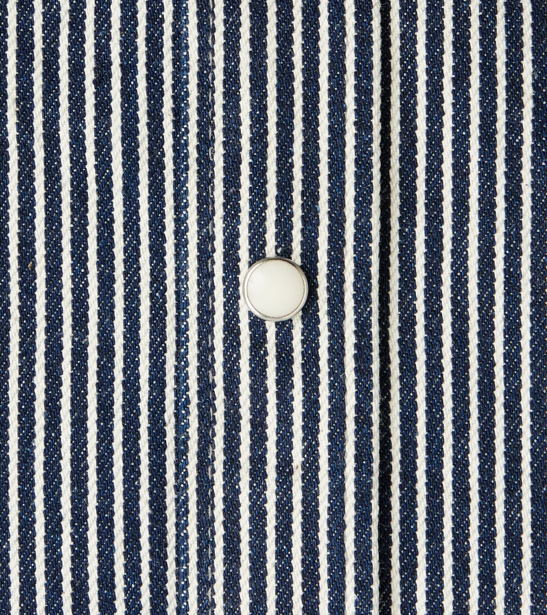 07-IND - Western - 12oz Indigo Hickory Stripe Twill