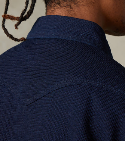 413-IND - Western - 5oz Selvedge Indigo Dobby Cloth
