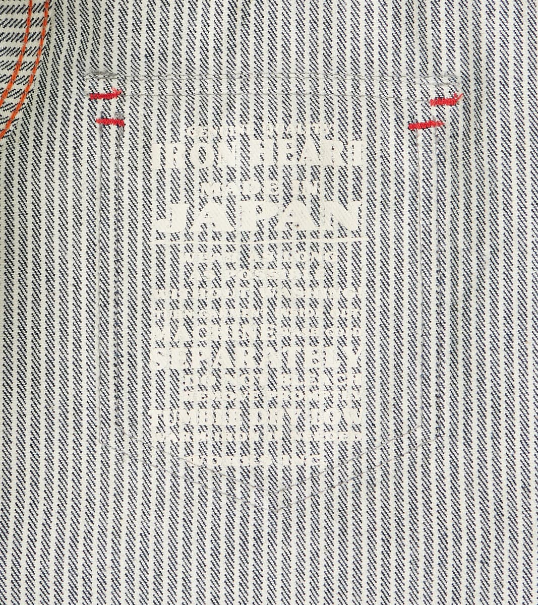 07-IND - Western - 12oz Indigo Hickory Stripe Twill