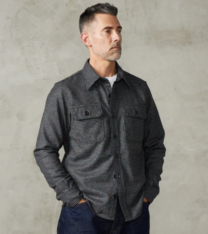Iron Heart x Division Road 434-PPT - CPO Shirt - Fox Brothers® Wool An…