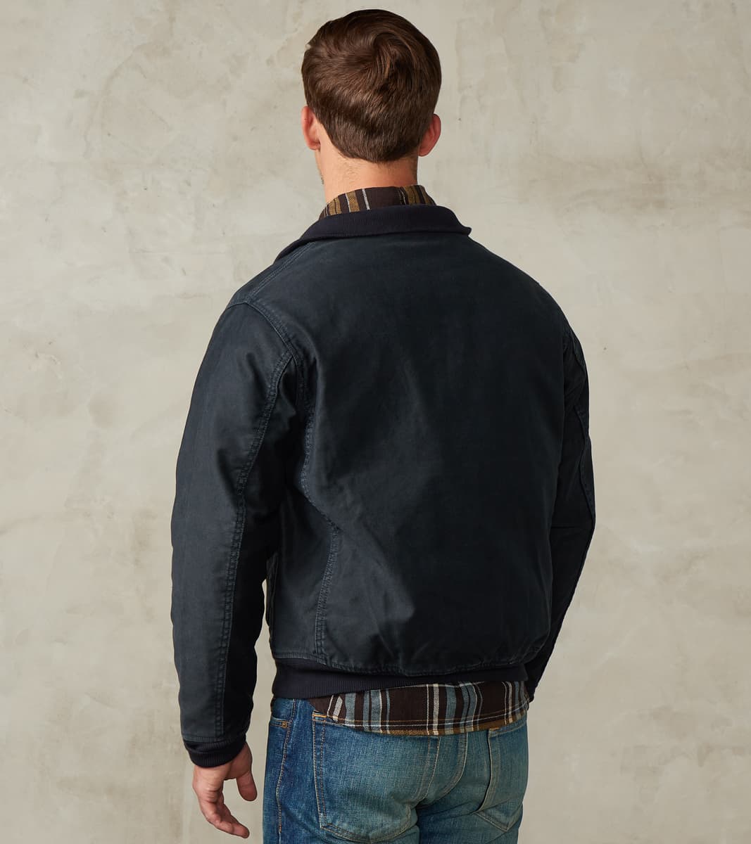 47-NAV - Tanker Jacket -  12oz Navy Whipcord