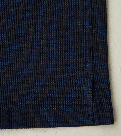 445-IND - Mechanic Short Sleeve Shirt - 10oz Indigo Dobby Cloth