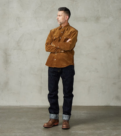888S-SLB - High Rise Relaxed Tapered - 16oz Slubby Selvedge Indigo