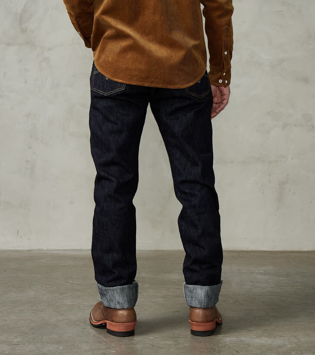 888S-SLB - High Rise Relaxed Tapered - 16oz Slubby Selvedge Indigo