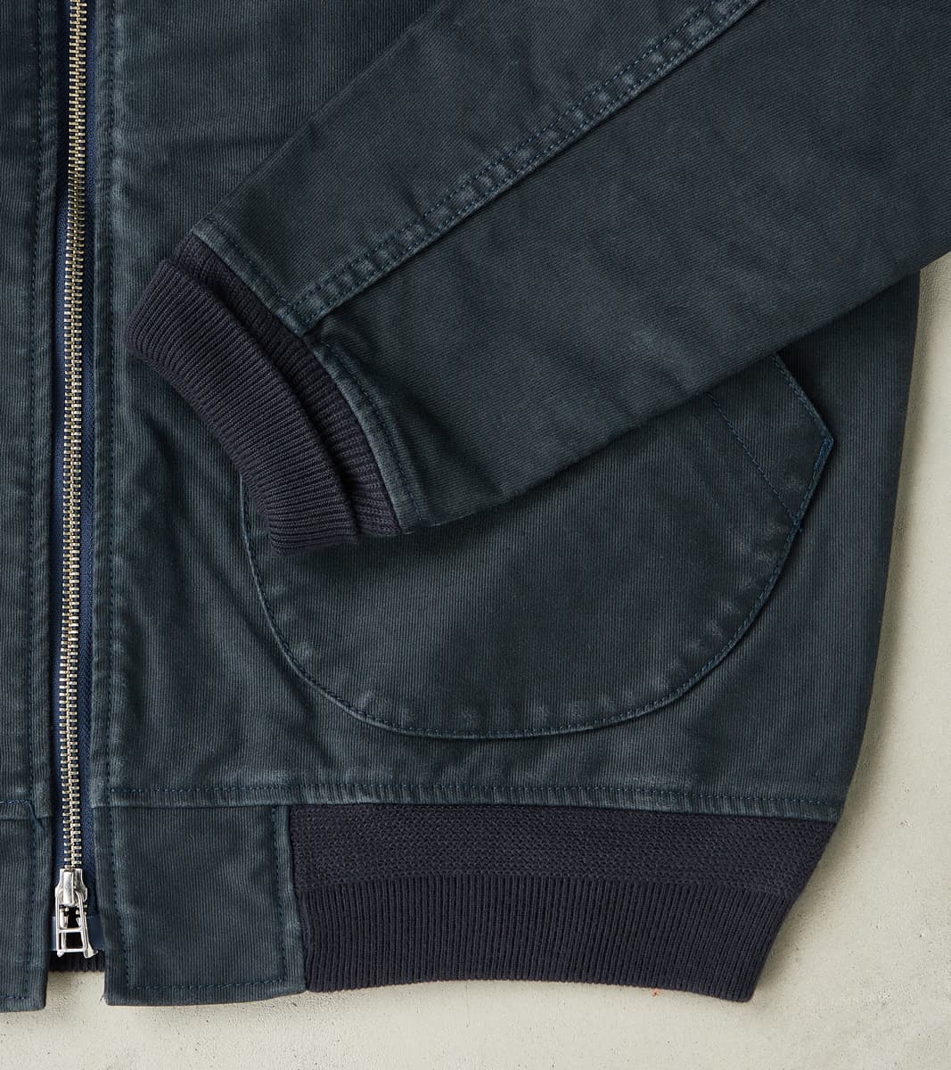 47-NAV - Tanker Jacket -  12oz Navy Whipcord