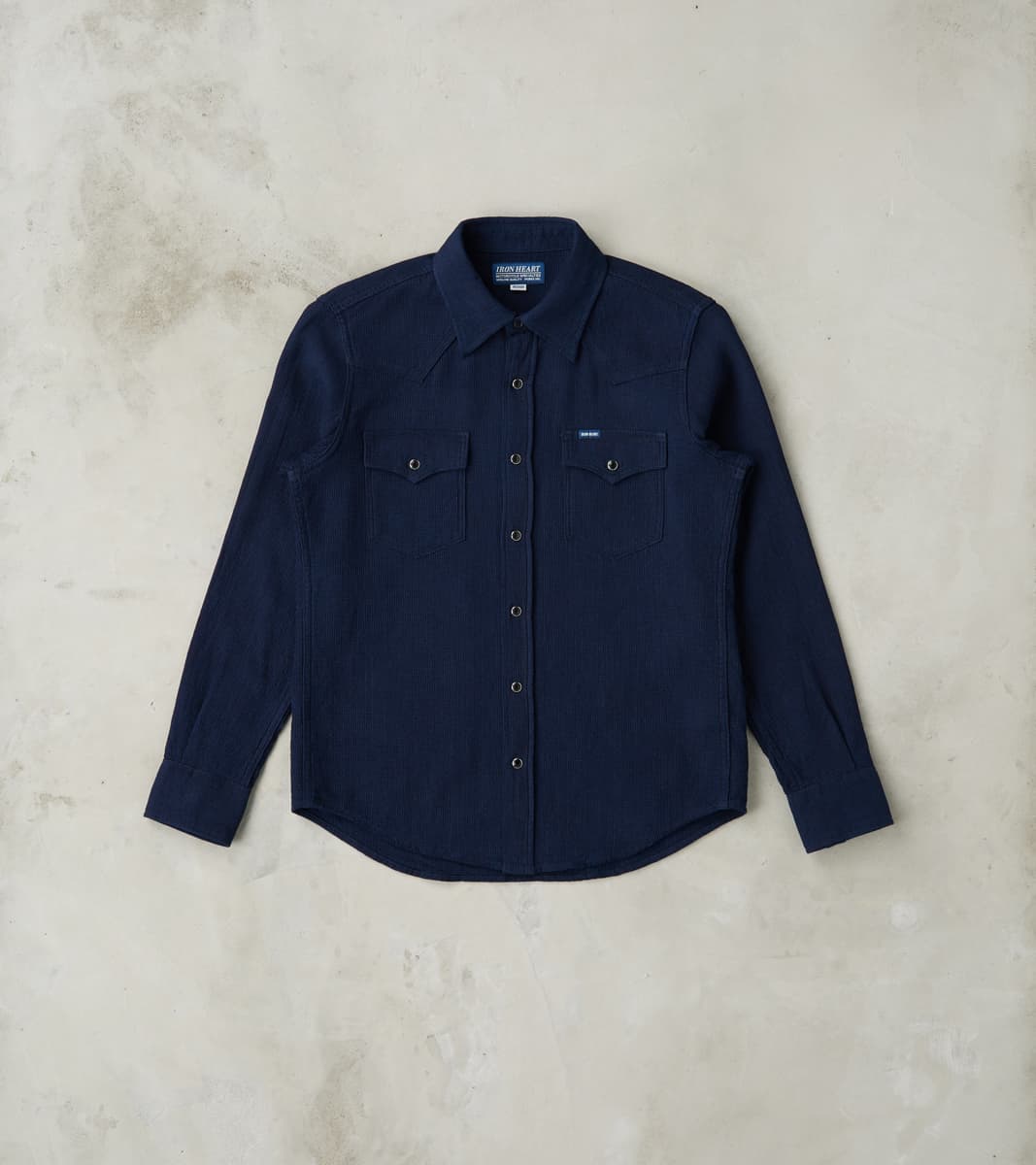 Iron Heart 413-IND - Western - 5oz Selvedge Indigo Dobby Cloth