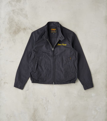 Iron Heart 165J-BLK - Drizzler Jacket - 6.2oz Black Serge Twill
