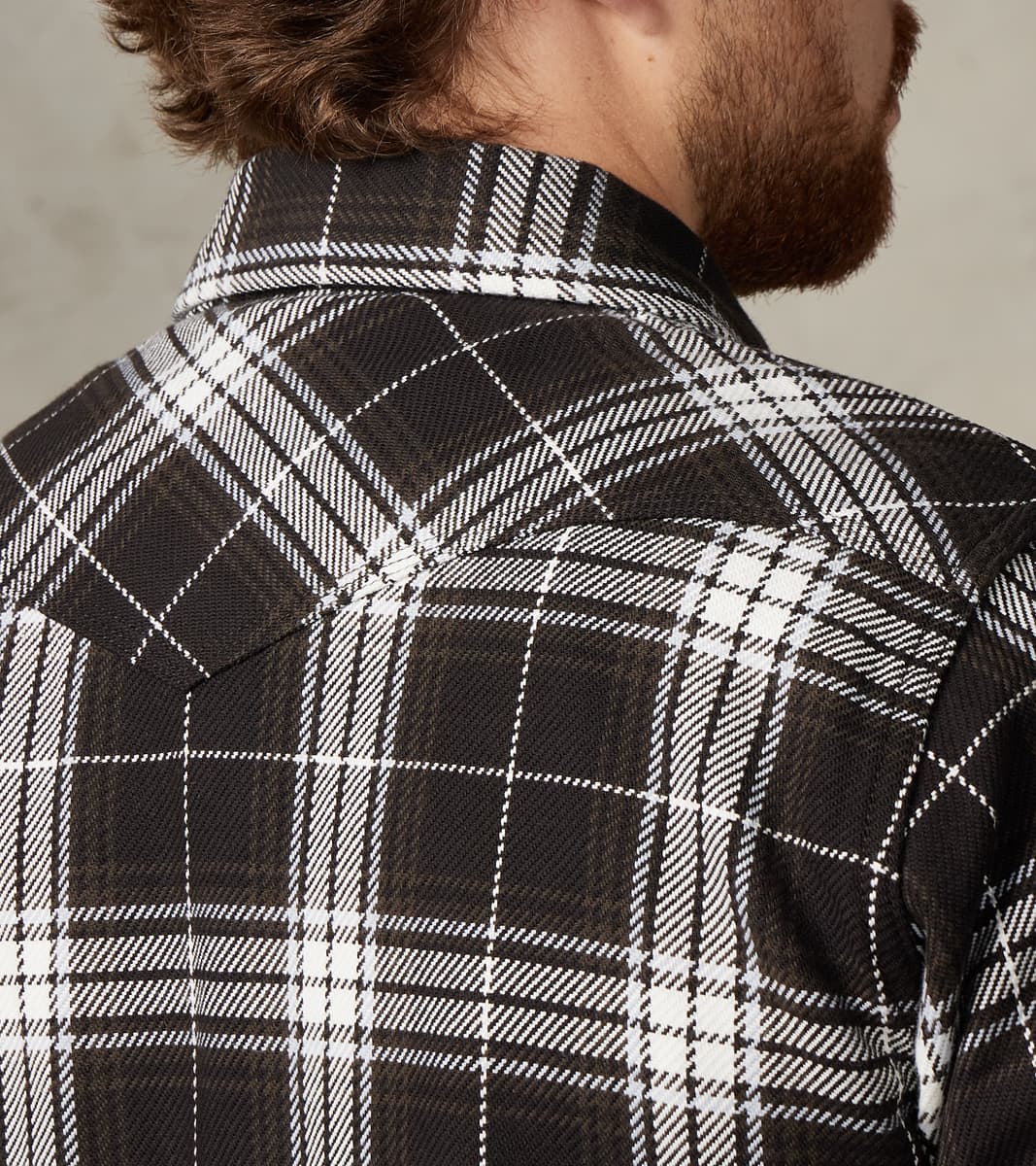 439-BLK - Western - 9oz Selvedge Flannel Black Check