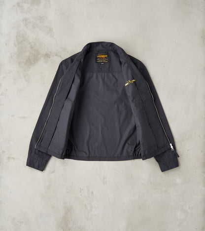 165J-BLK - Drizzler Jacket -  6.2oz Black Serge Twill