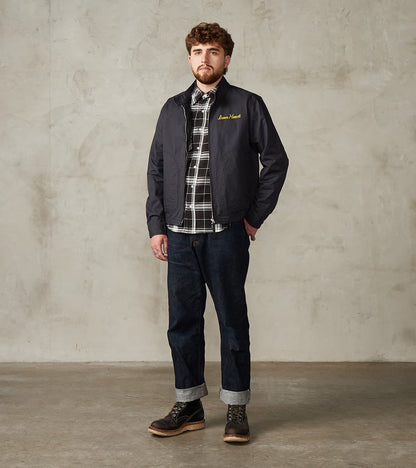 Iron Heart 165J-BLK - Drizzler Jacket - 6.2oz Black Serge Twill