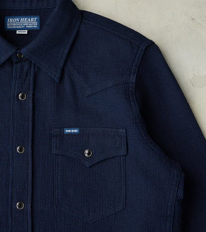 413-IND - Western - 5oz Selvedge Indigo Dobby Cloth