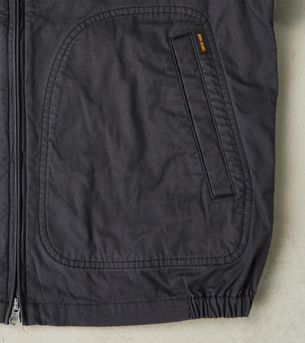 165J-BLK - Drizzler Jacket -  6.2oz Black Serge Twill