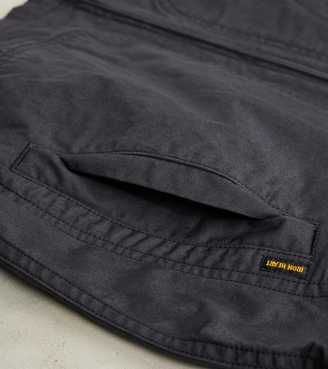 165J-BLK - Drizzler Jacket -  6.2oz Black Serge Twill