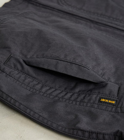 165J-BLK - Drizzler Jacket -  6.2oz Black Serge Twill