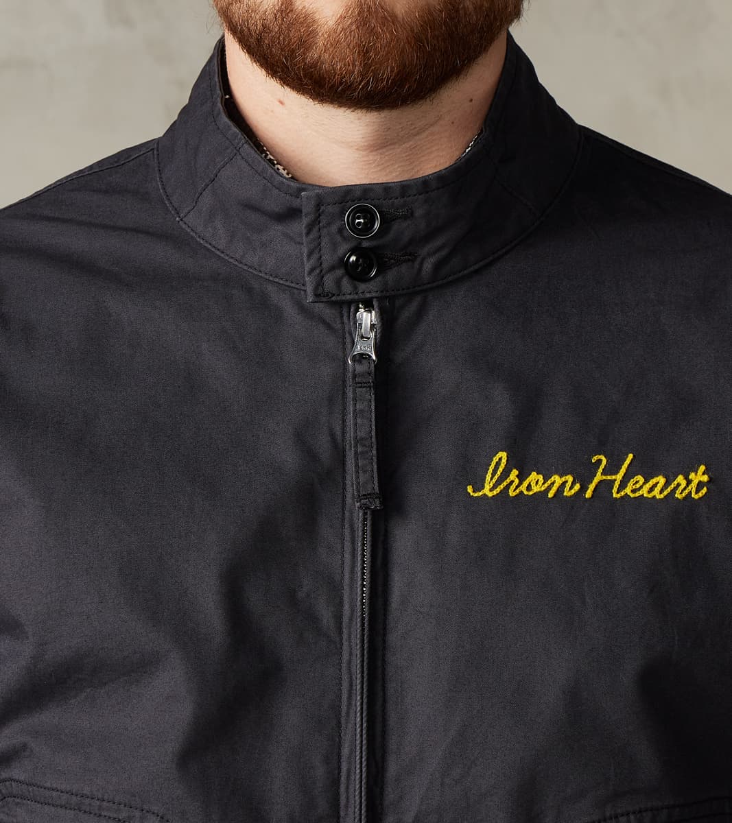 165J-BLK - Drizzler Jacket -  6.2oz Black Serge Twill