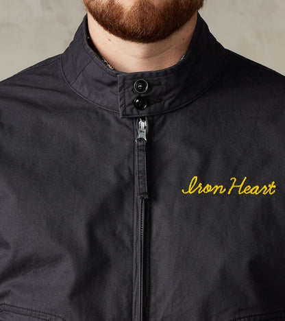 165J-BLK - Drizzler Jacket -  6.2oz Black Serge Twill