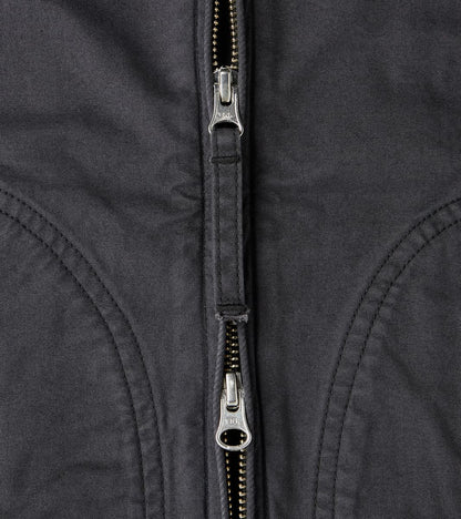 165J-BLK - Drizzler Jacket -  6.2oz Black Serge Twill