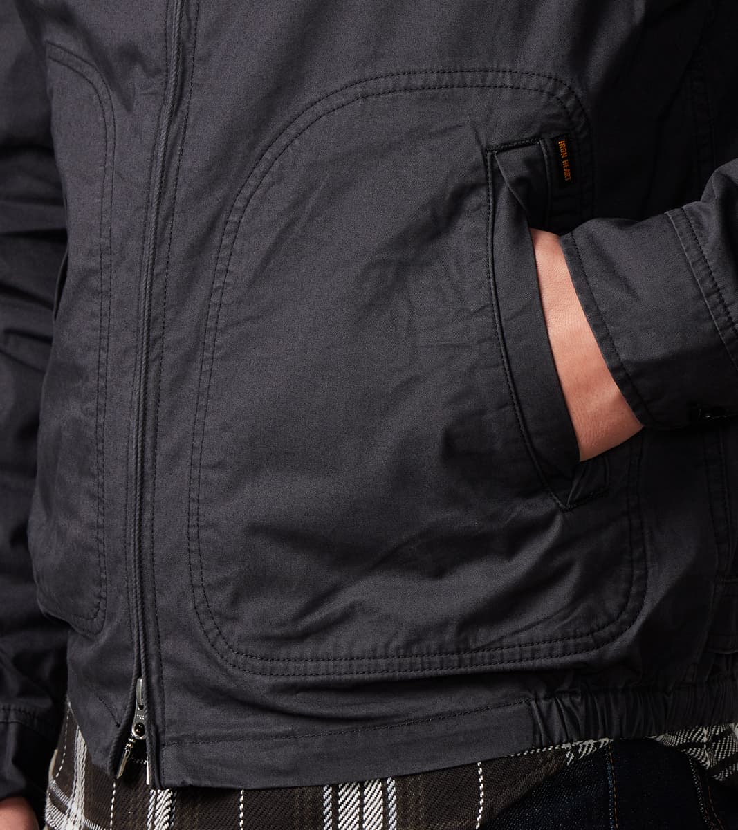 165J-BLK - Drizzler Jacket -  6.2oz Black Serge Twill