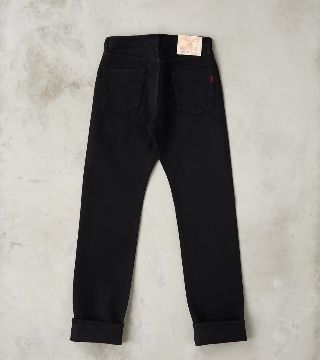 888S-SBG - High Rise Relaxed Tapered - 21oz Superblack Fade To Grey