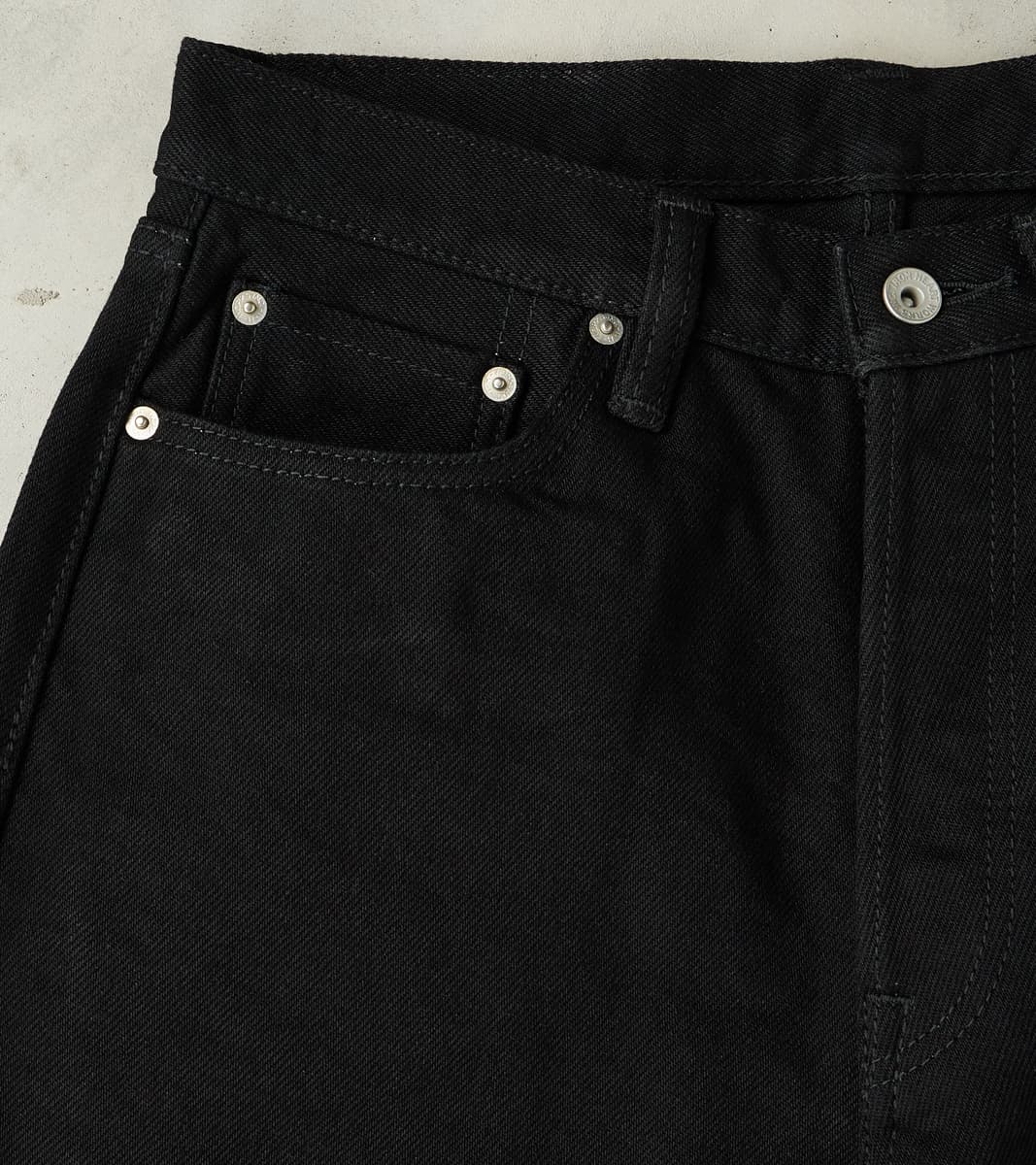 888S-SBG - High Rise Relaxed Tapered - 21oz Superblack Fade To Grey