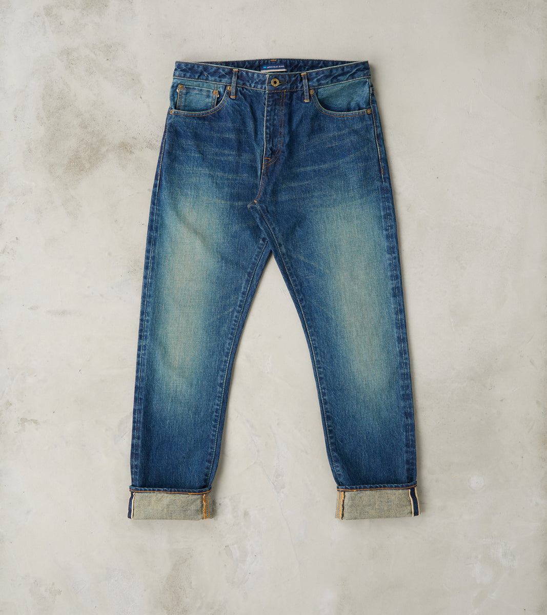 Japan Blue J301-D01 Circle Series - Straight - 14.8oz US Cotton Aging …