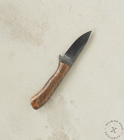 The Fields Artisan Handmade Nitro-V Stainless Steel & Blackened Red Oak Fieldmate