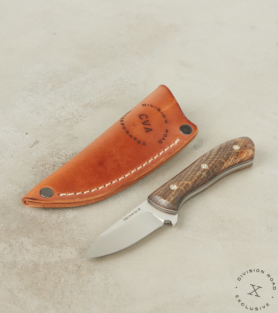 The Fields Artisan Handmade Nitro-V Stainless Steel & Blackened Red Oak Fieldmate