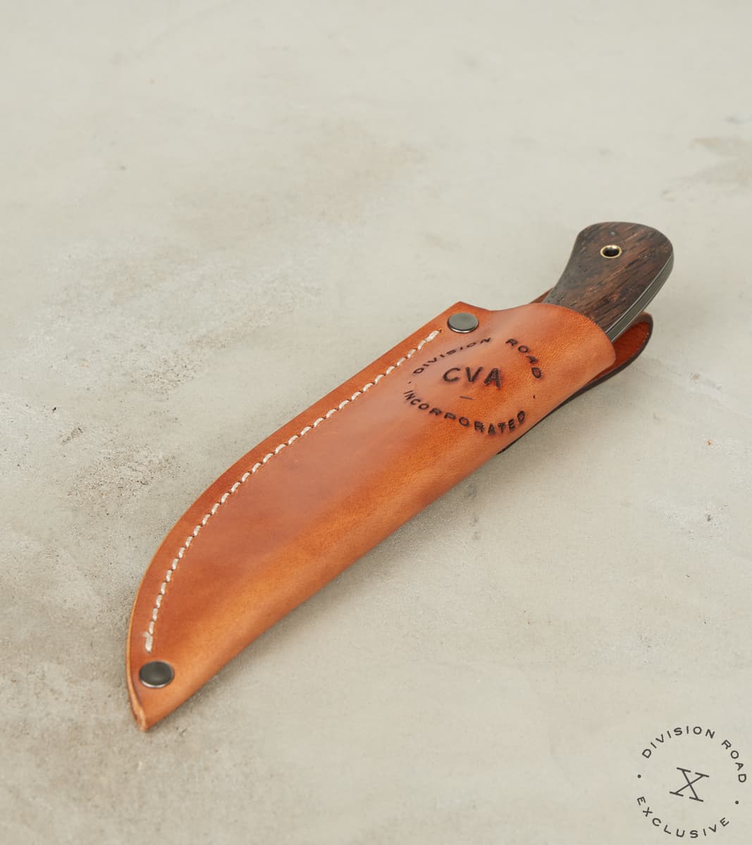 The Fields Artisan Handmade Damascus Steel & Blackened Red Oak Explorer