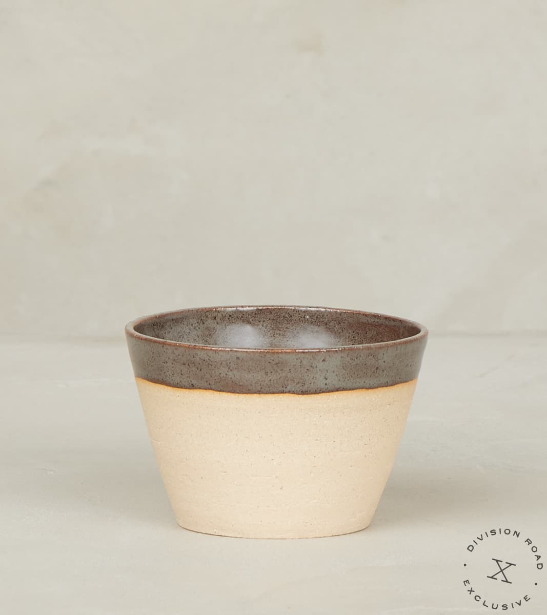 The Fields Artisan Hand Thrown Stoneware Everyday Mug - Sandstone & Graphite