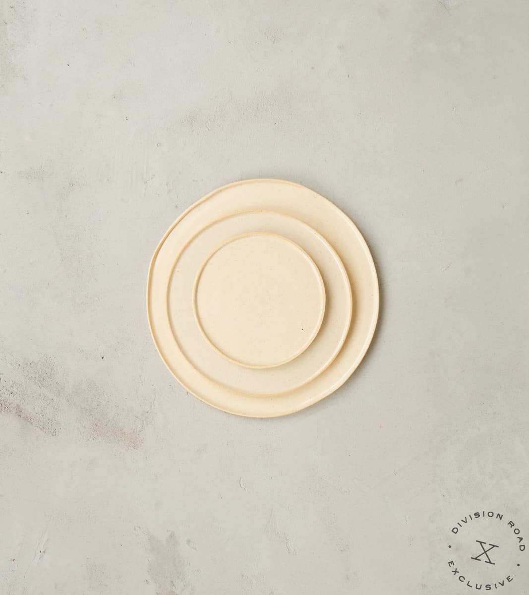The Fields Artisan Hand Thrown Stoneware - Dinnerware Plate Sets - Sandstone