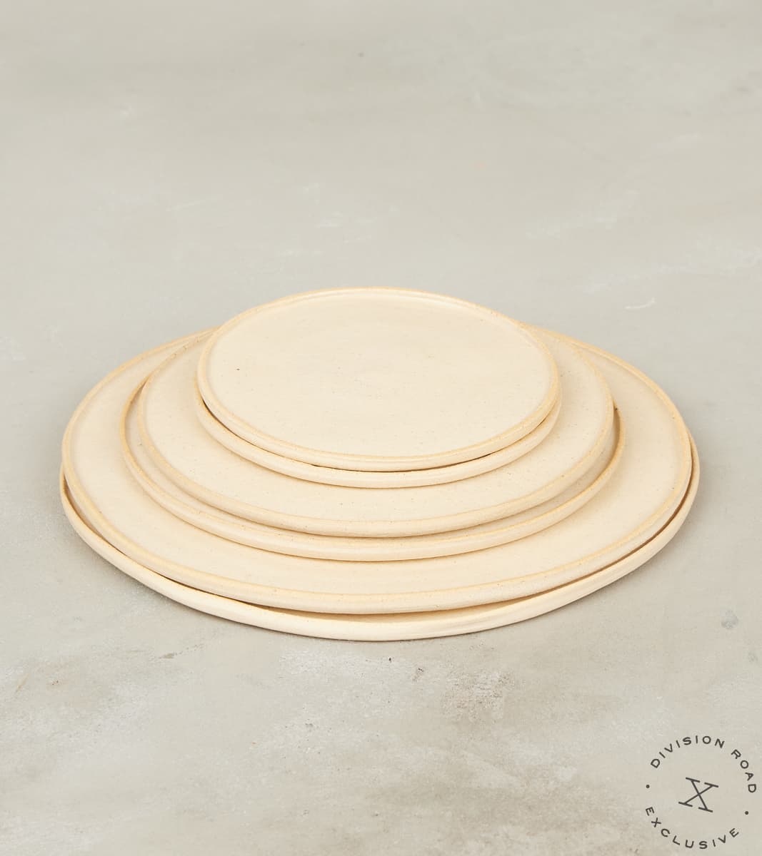 The Fields Artisan Hand Thrown Stoneware - Dinnerware Plate Sets - Sandstone