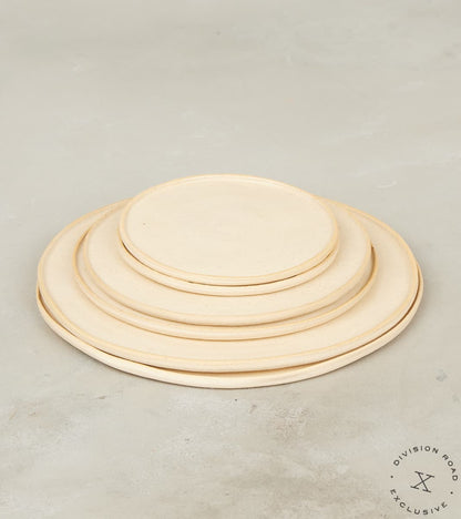 The Fields Artisan Hand Thrown Stoneware - Dinnerware Plate Sets - Sandstone