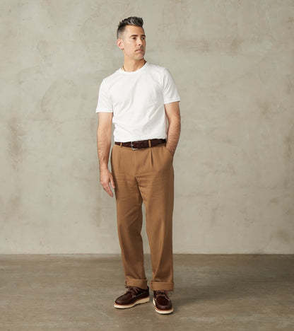 1950s Good Originals - 4.6oz Loopwheeled 1-Thread T-Shirt - 01 White