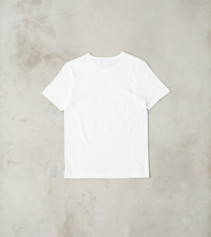 1950s Good Originals - 4.6oz Loopwheeled 1-Thread T-Shirt - 01 White