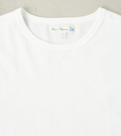 1950s Good Originals - 4.6oz Loopwheeled 1-Thread T-Shirt - 01 White