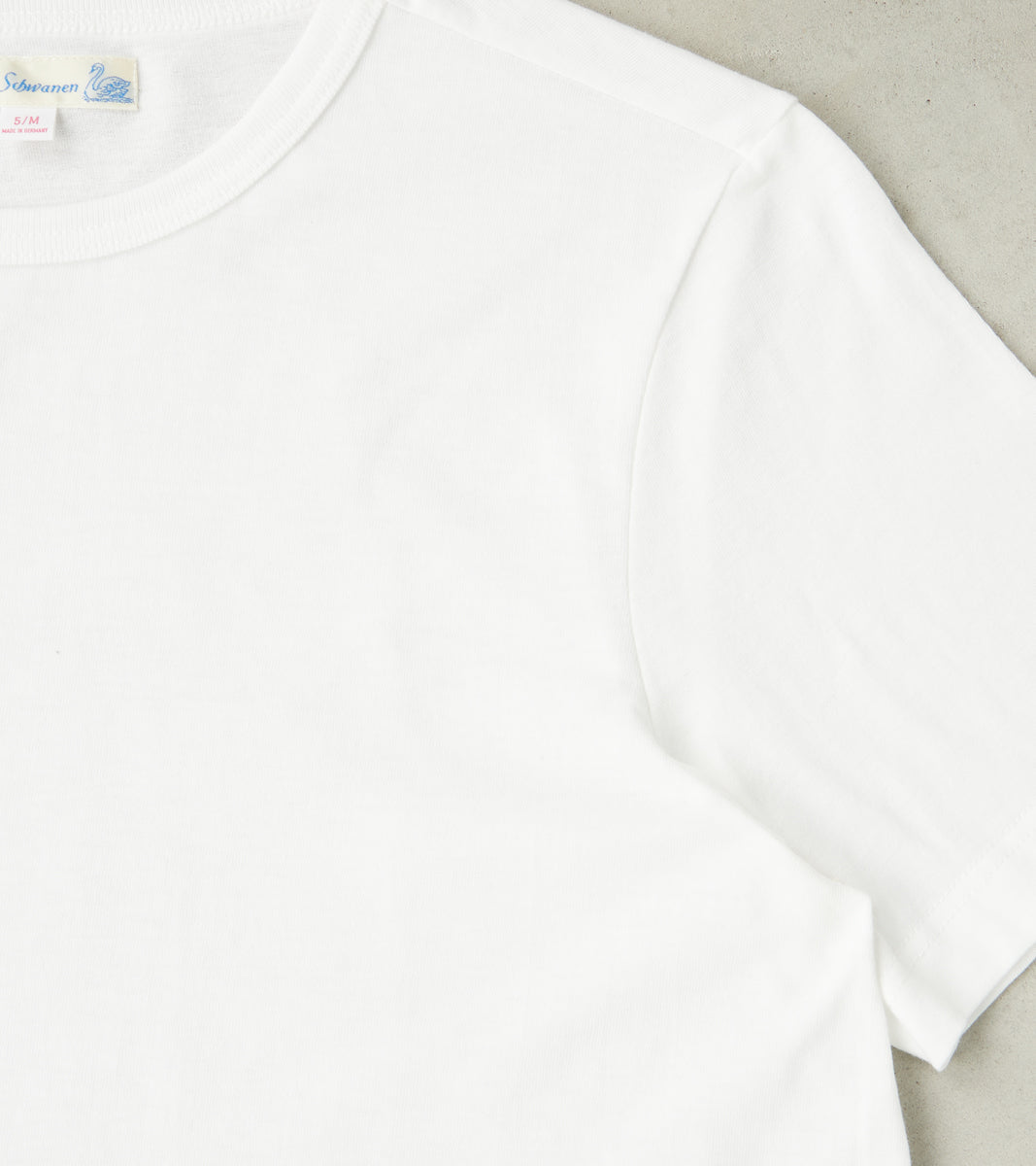 1950s Good Originals - 4.6oz Loopwheeled 1-Thread T-Shirt - 01 White