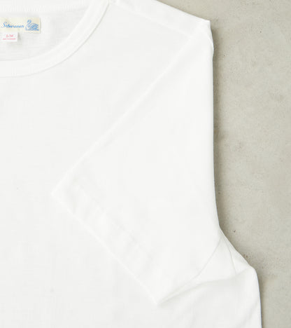 1950s Good Originals - 4.6oz Loopwheeled 1-Thread T-Shirt - 01 White