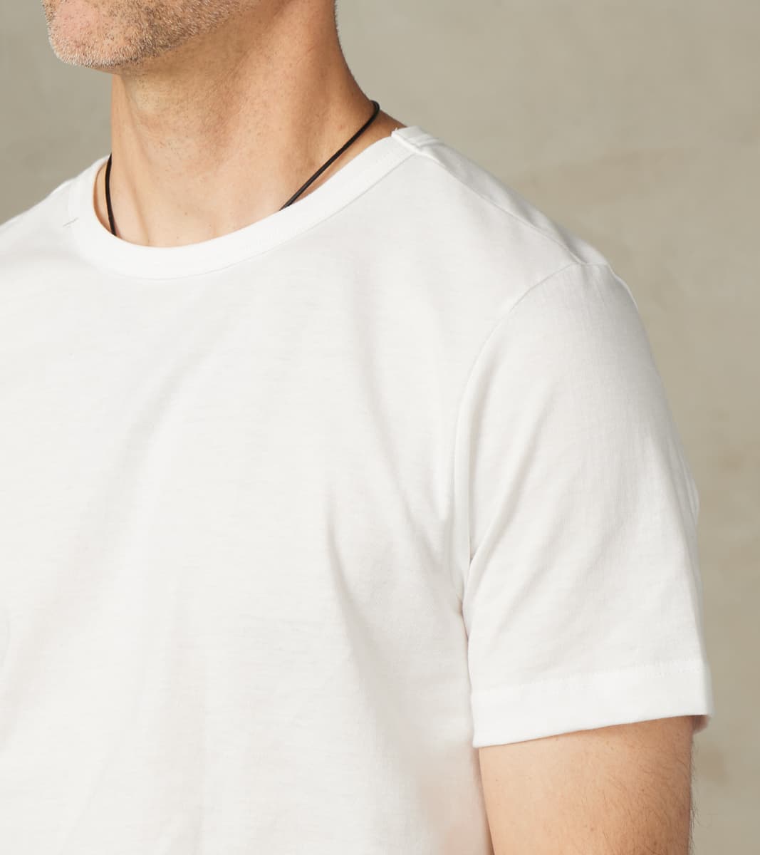 1950s Good Originals - 4.6oz Loopwheeled 1-Thread T-Shirt - 01 White