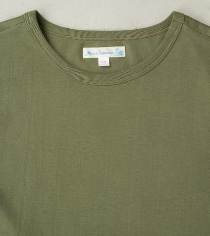 1950s Good Originals - 4.6oz Loopwheeled 1-Thread T-Shirt - 40 Army