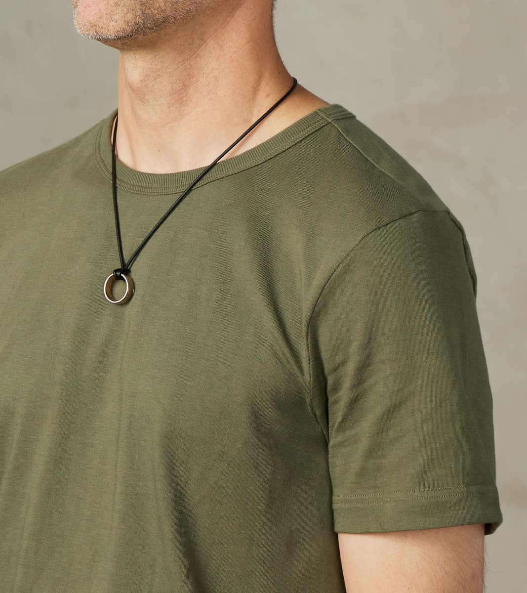 1950s Good Originals - 4.6oz Loopwheeled 1-Thread T-Shirt - 40 Army